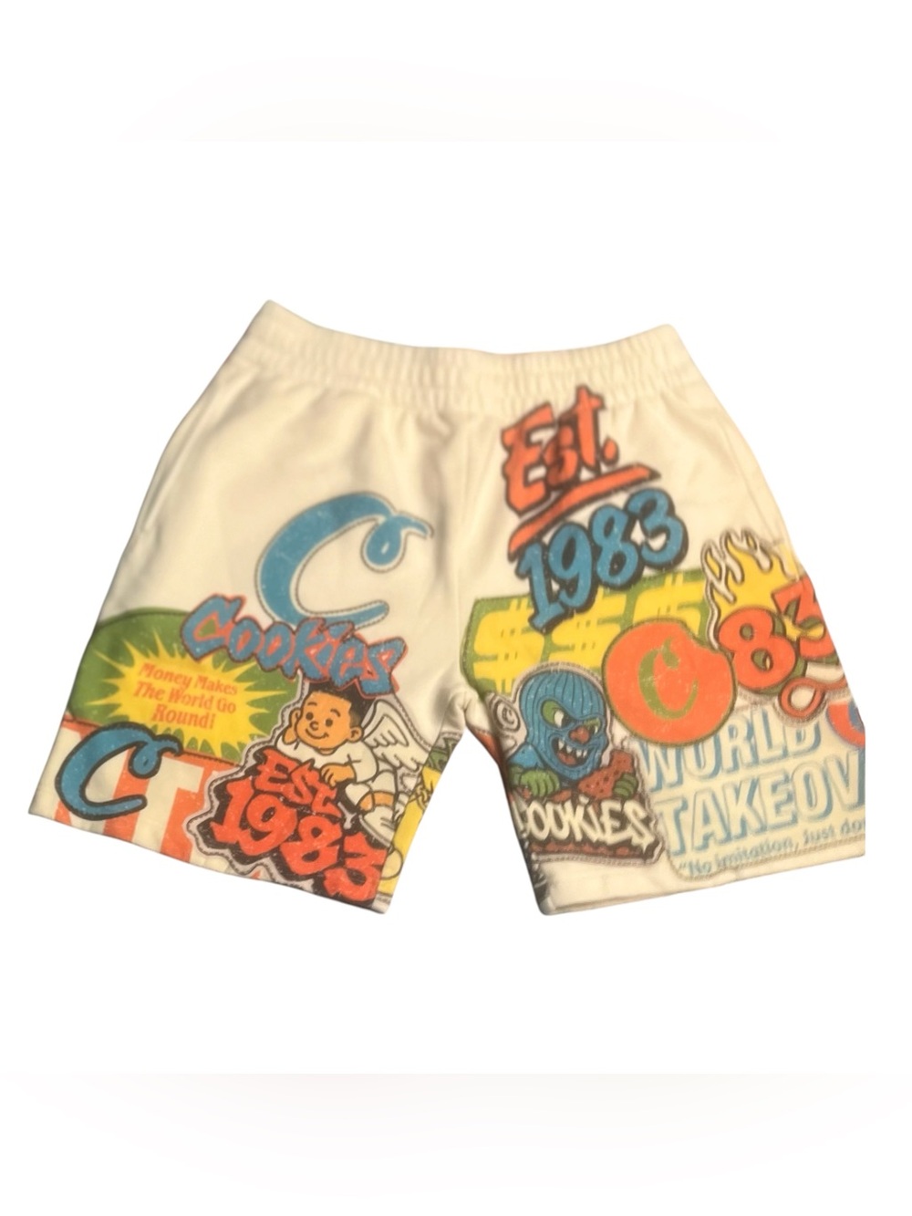 Sz large cookies shorts graphic design